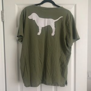 PINK checkered pocket tee